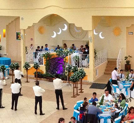 Salón de fiestas cerca de Neza