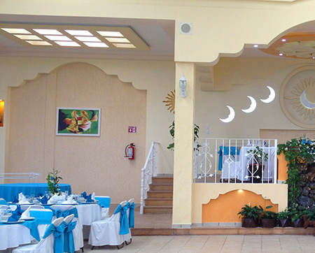 Salón con jardín cerca de Texcoco